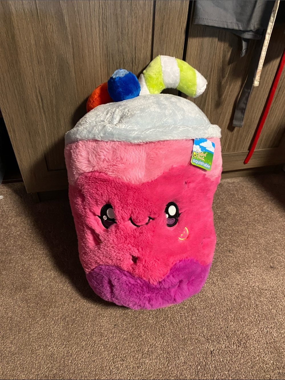 Squishable Comfort Food Berry Fruit Smoothie plush 18"